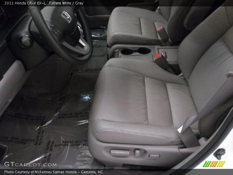 Taffeta White / Gray 2011 Honda CR-V EX-L