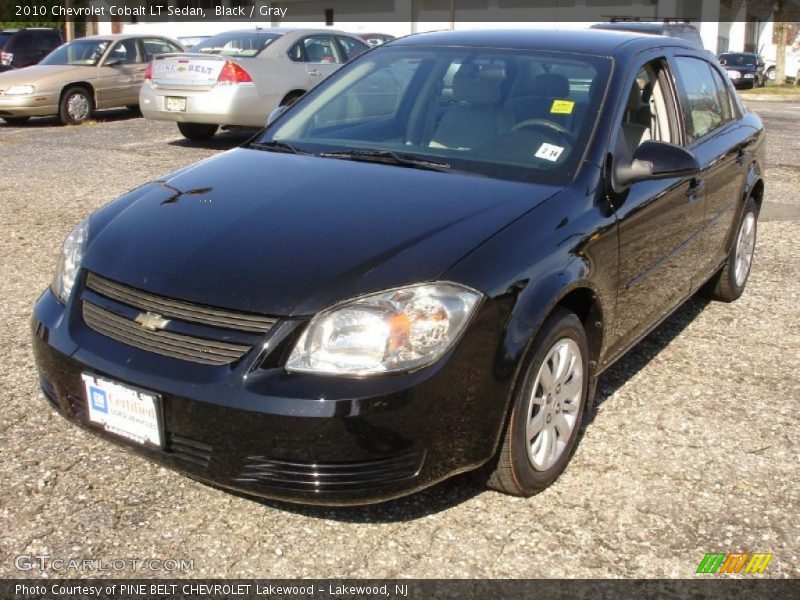 Black / Gray 2010 Chevrolet Cobalt LT Sedan