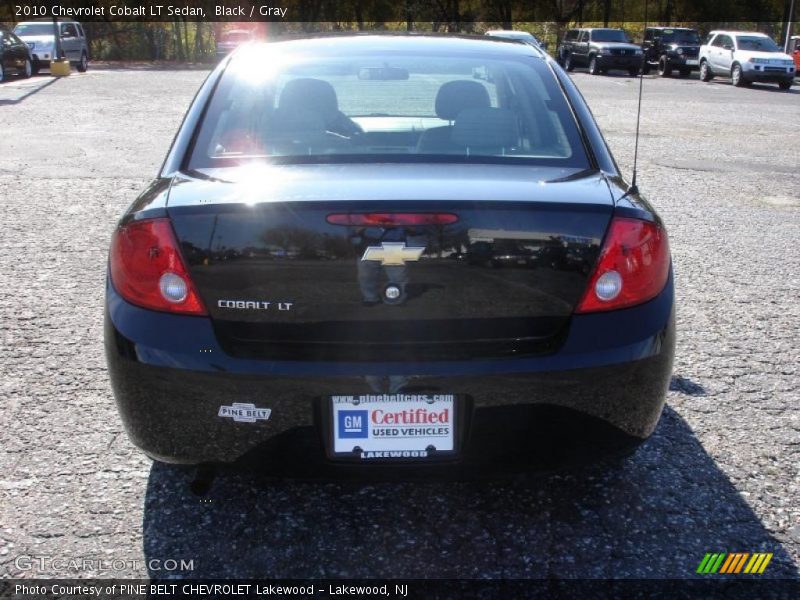 Black / Gray 2010 Chevrolet Cobalt LT Sedan