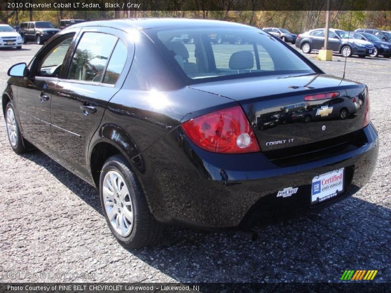 Black / Gray 2010 Chevrolet Cobalt LT Sedan