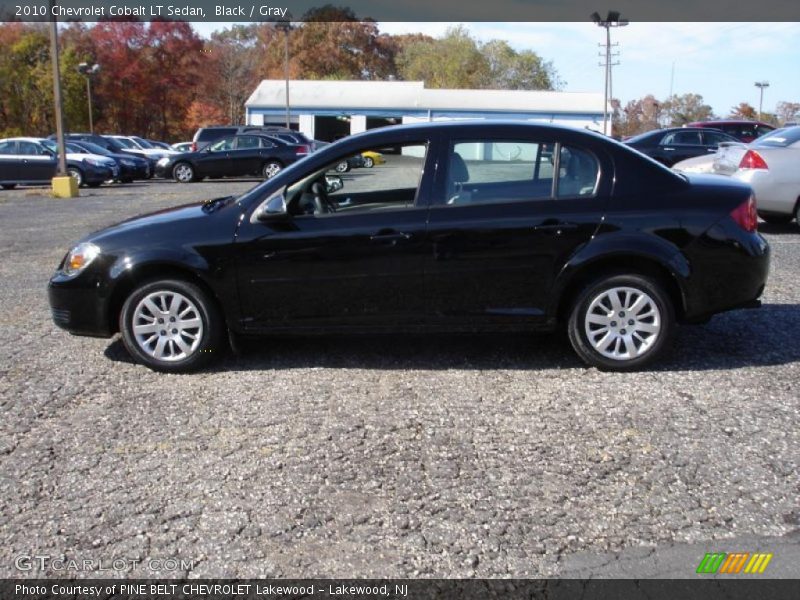 Black / Gray 2010 Chevrolet Cobalt LT Sedan