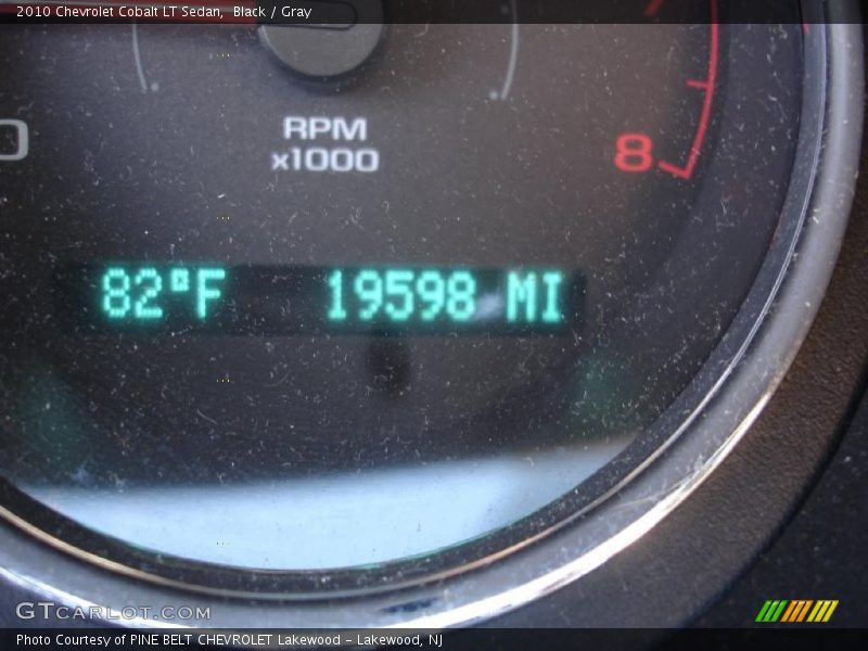 Black / Gray 2010 Chevrolet Cobalt LT Sedan