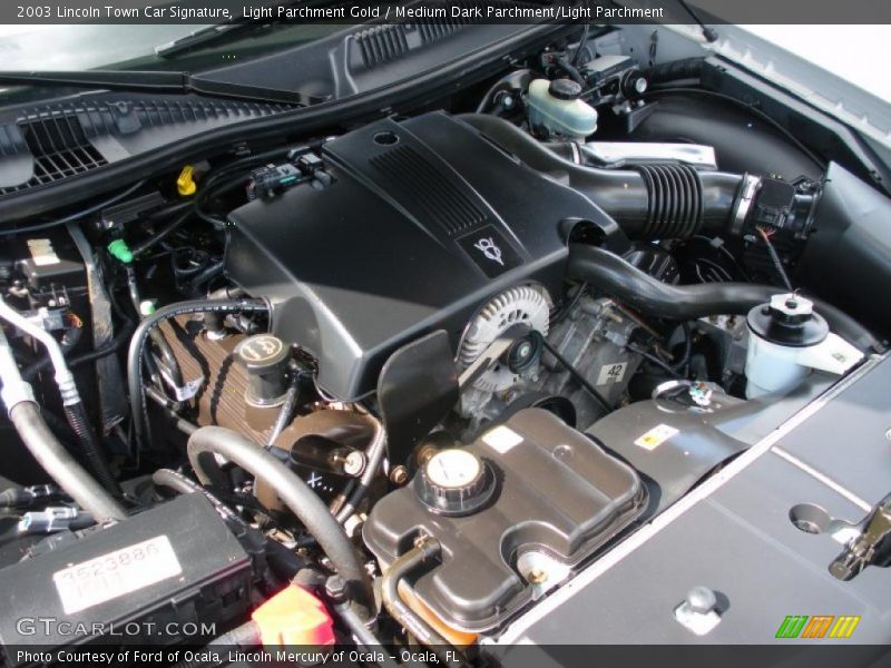 Light Parchment Gold / Medium Dark Parchment/Light Parchment 2003 Lincoln Town Car Signature