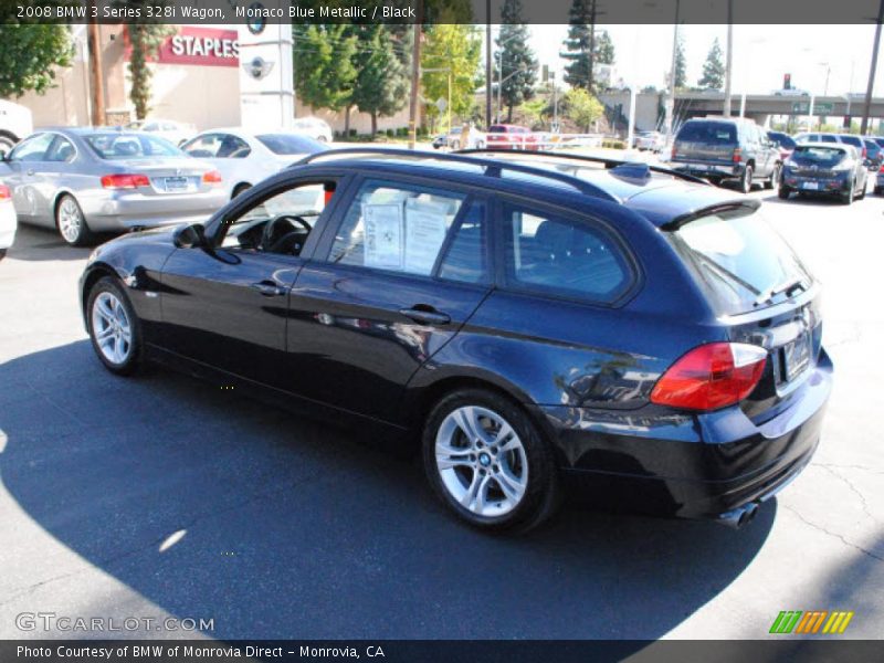 Monaco Blue Metallic / Black 2008 BMW 3 Series 328i Wagon