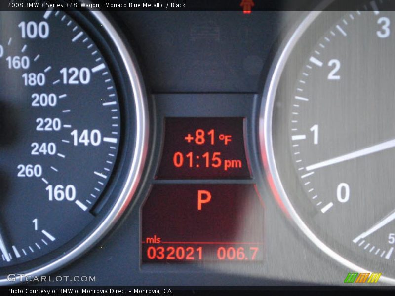 Monaco Blue Metallic / Black 2008 BMW 3 Series 328i Wagon