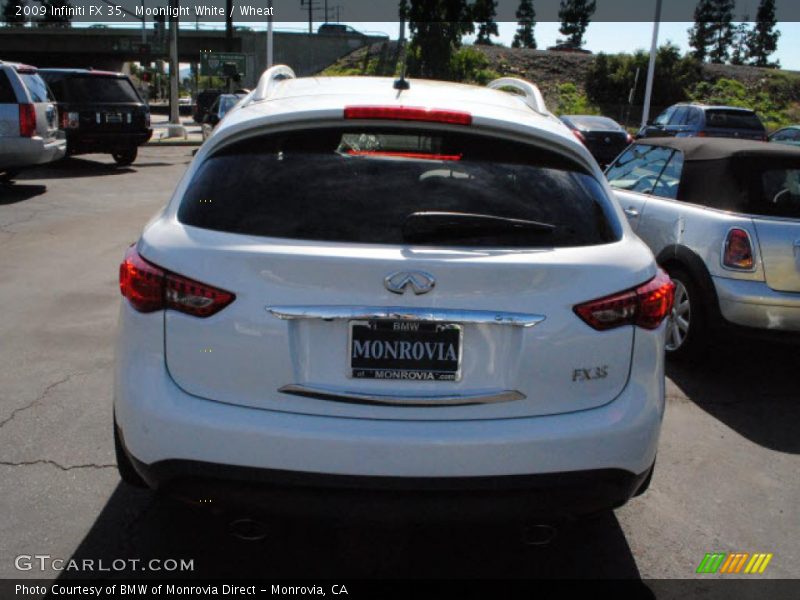 Moonlight White / Wheat 2009 Infiniti FX 35