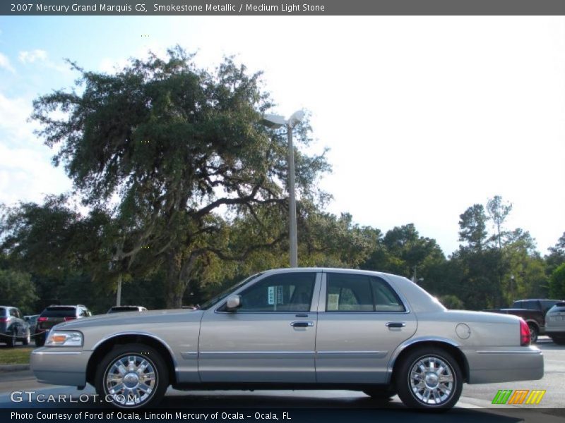 Smokestone Metallic / Medium Light Stone 2007 Mercury Grand Marquis GS