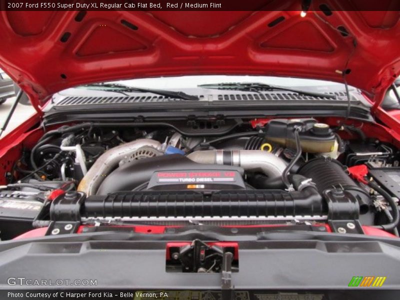 2007 F550 Super Duty XL Regular Cab Flat Bed Engine - 6.0 Liter OHV 32-Valve Power Stroke Turbo-Diesel V8