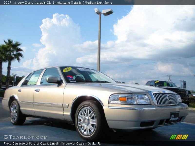 Smokestone Metallic / Medium Light Stone 2007 Mercury Grand Marquis GS