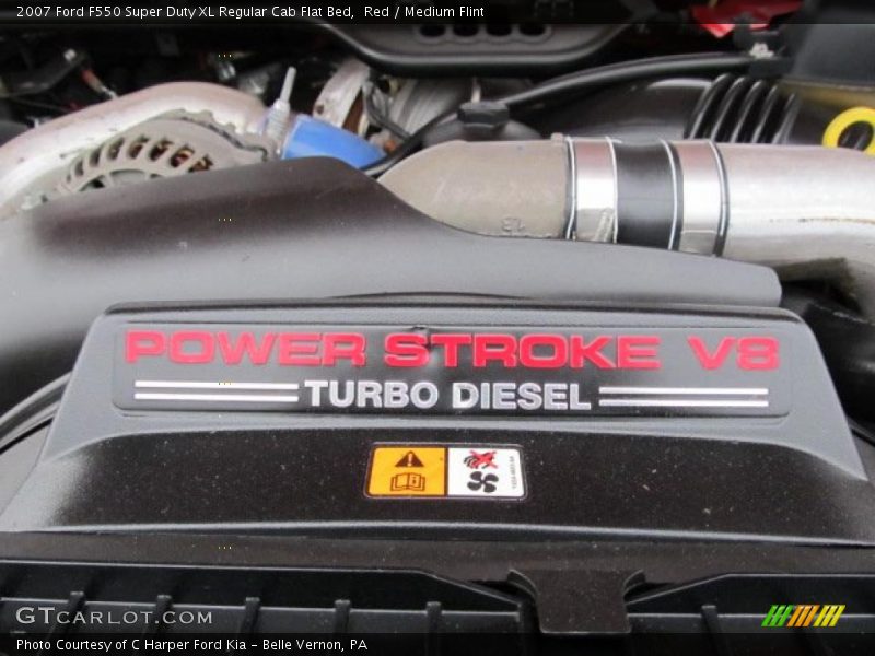  2007 F550 Super Duty XL Regular Cab Flat Bed Engine - 6.0 Liter OHV 32-Valve Power Stroke Turbo-Diesel V8