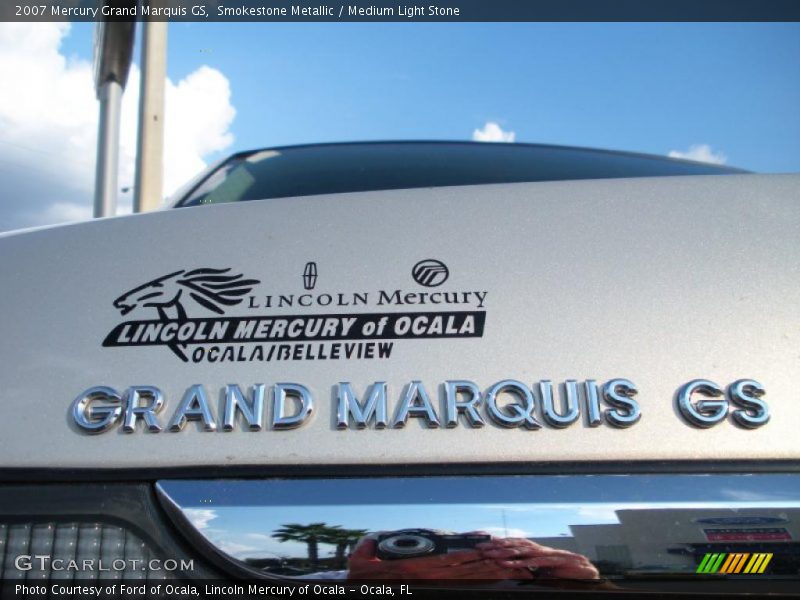 Smokestone Metallic / Medium Light Stone 2007 Mercury Grand Marquis GS