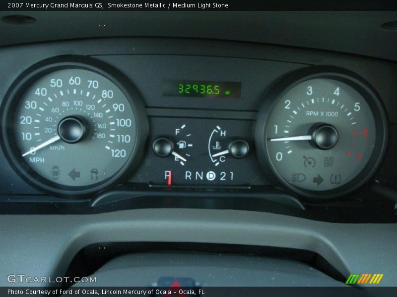 Smokestone Metallic / Medium Light Stone 2007 Mercury Grand Marquis GS