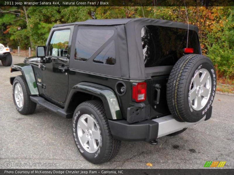 Natural Green Pearl / Black 2011 Jeep Wrangler Sahara 4x4