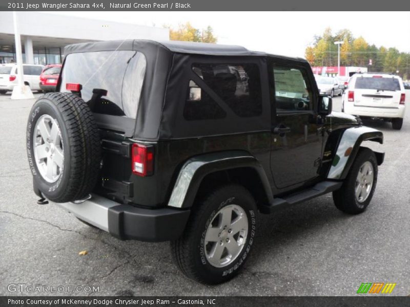 Natural Green Pearl / Black 2011 Jeep Wrangler Sahara 4x4