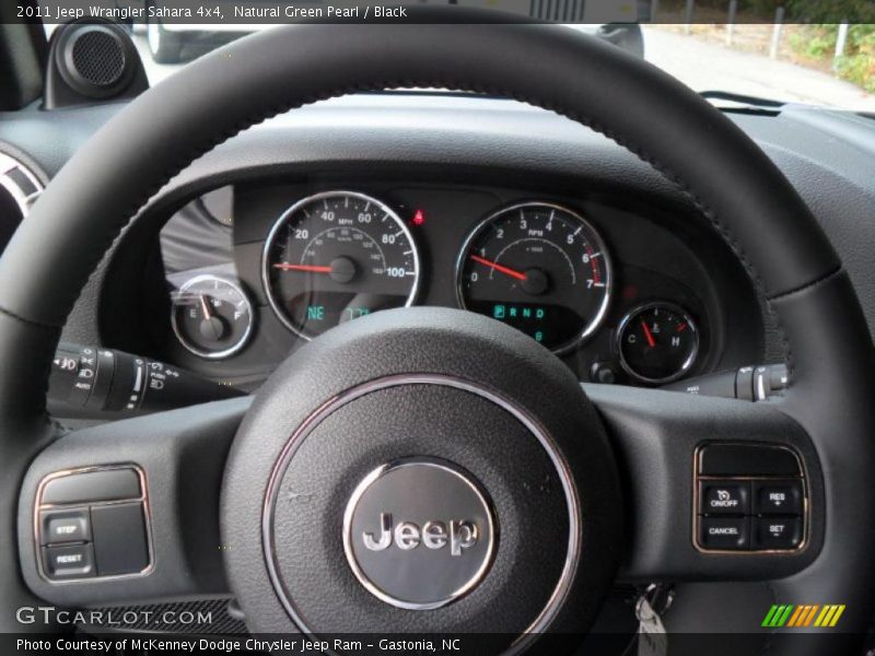 Natural Green Pearl / Black 2011 Jeep Wrangler Sahara 4x4