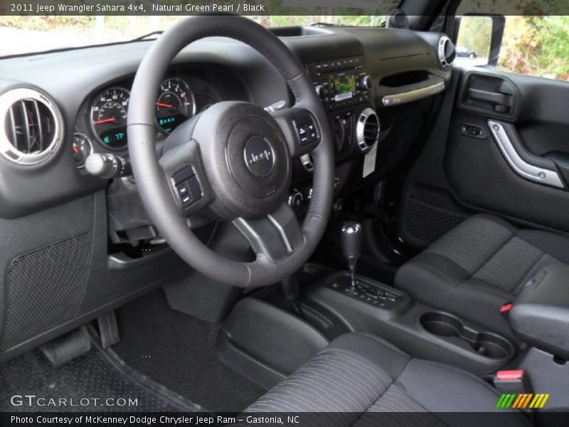 Black Interior - 2011 Wrangler Sahara 4x4 