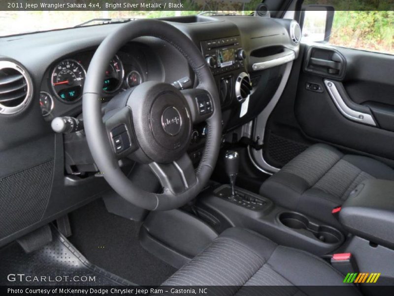 Black Interior - 2011 Wrangler Sahara 4x4 