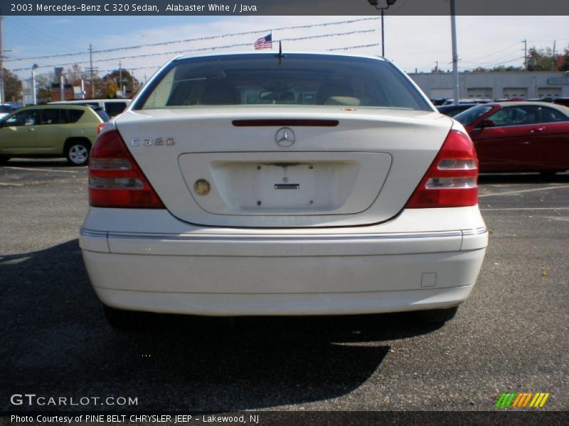 Alabaster White / Java 2003 Mercedes-Benz C 320 Sedan