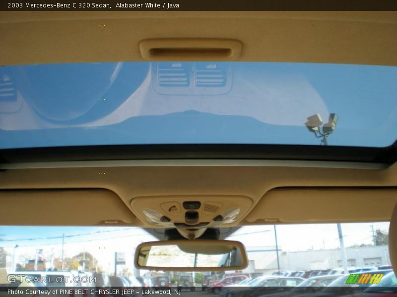 Alabaster White / Java 2003 Mercedes-Benz C 320 Sedan