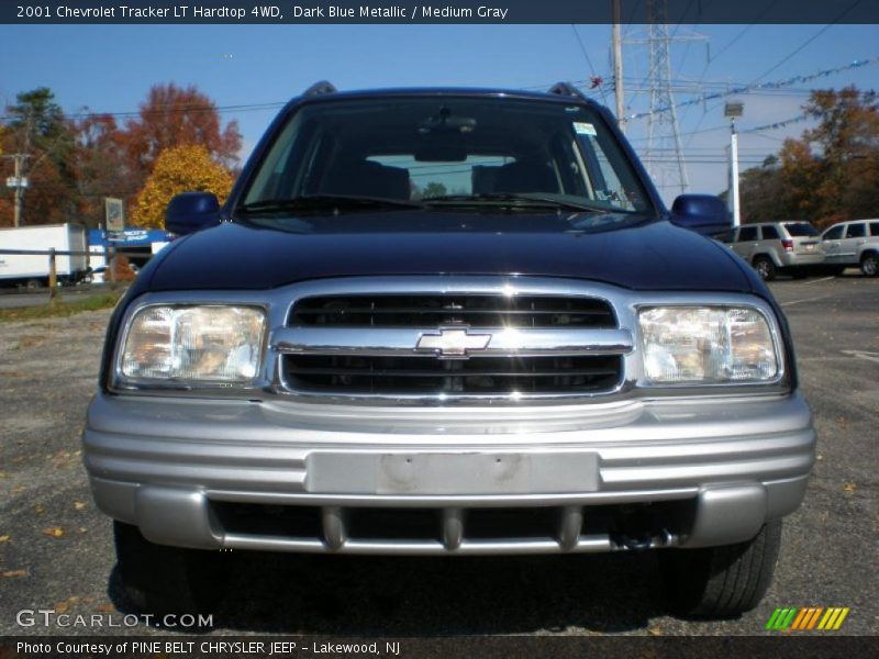 Dark Blue Metallic / Medium Gray 2001 Chevrolet Tracker LT Hardtop 4WD