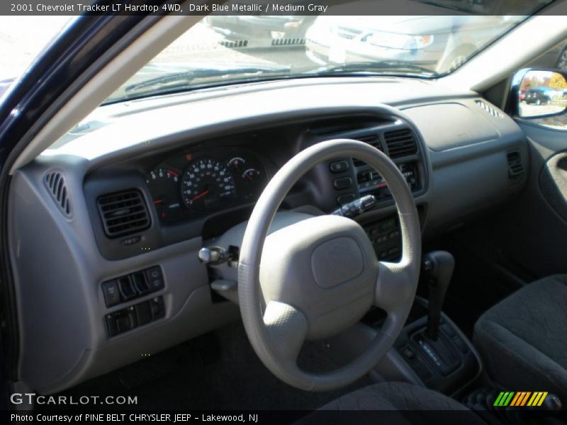 Dark Blue Metallic / Medium Gray 2001 Chevrolet Tracker LT Hardtop 4WD