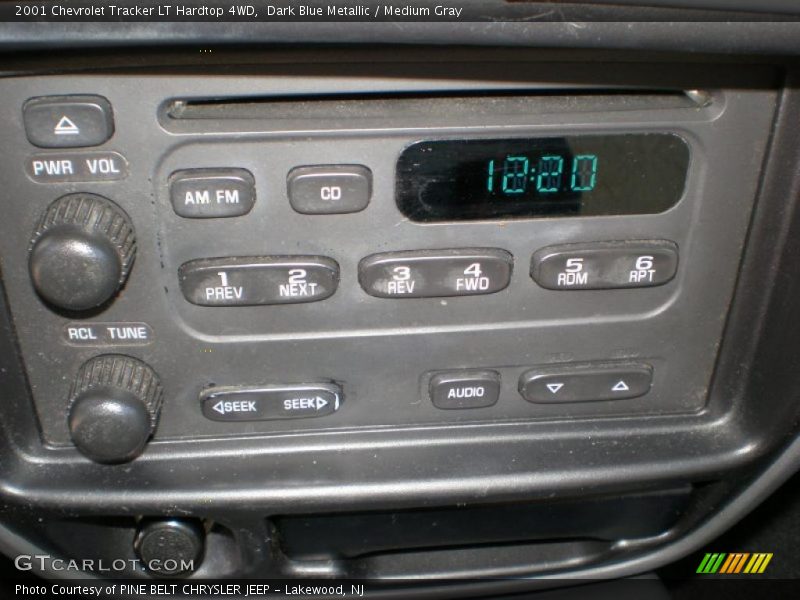 Controls of 2001 Tracker LT Hardtop 4WD