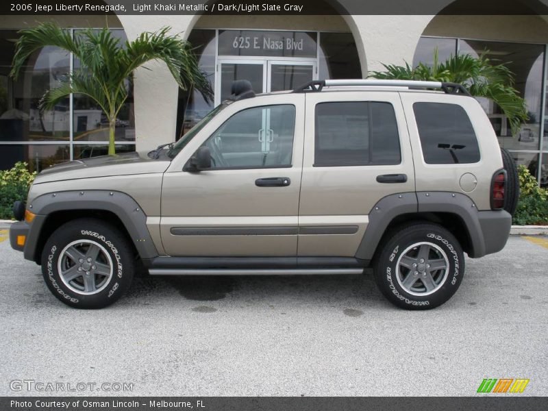 Light Khaki Metallic / Dark/Light Slate Gray 2006 Jeep Liberty Renegade
