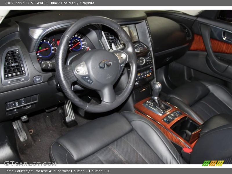 Graphite Interior - 2009 FX 50 AWD S 