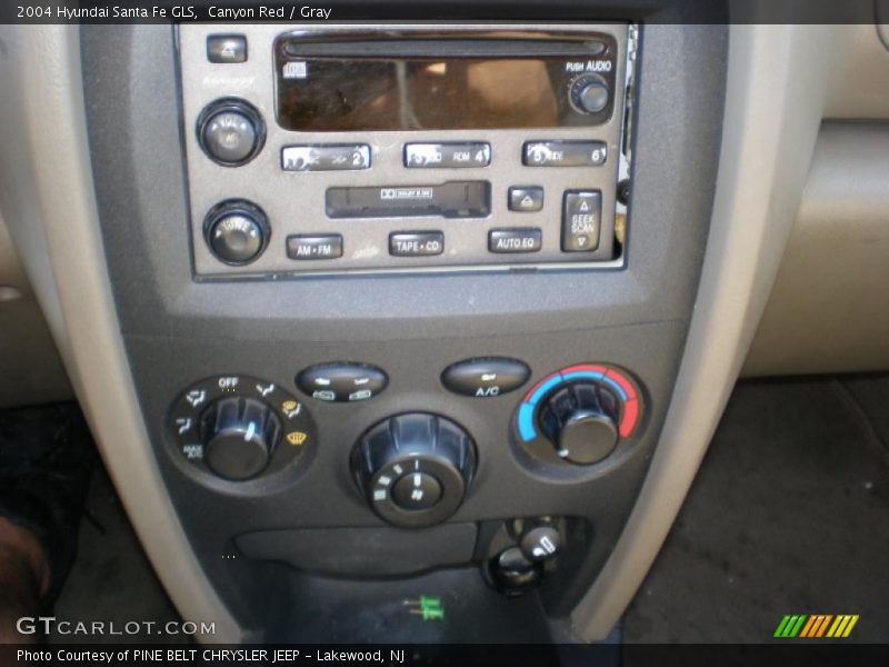 Controls of 2004 Santa Fe GLS
