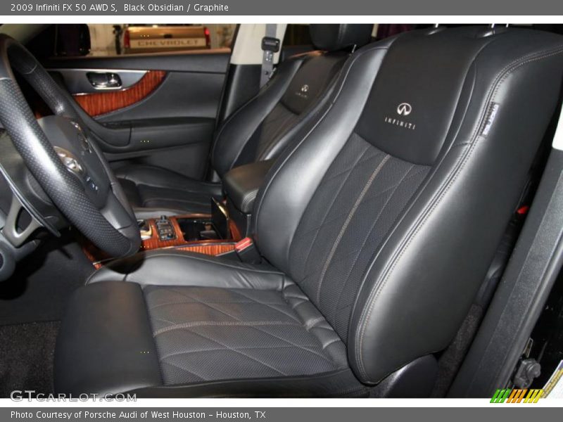 2009 FX 50 AWD S Graphite Interior
