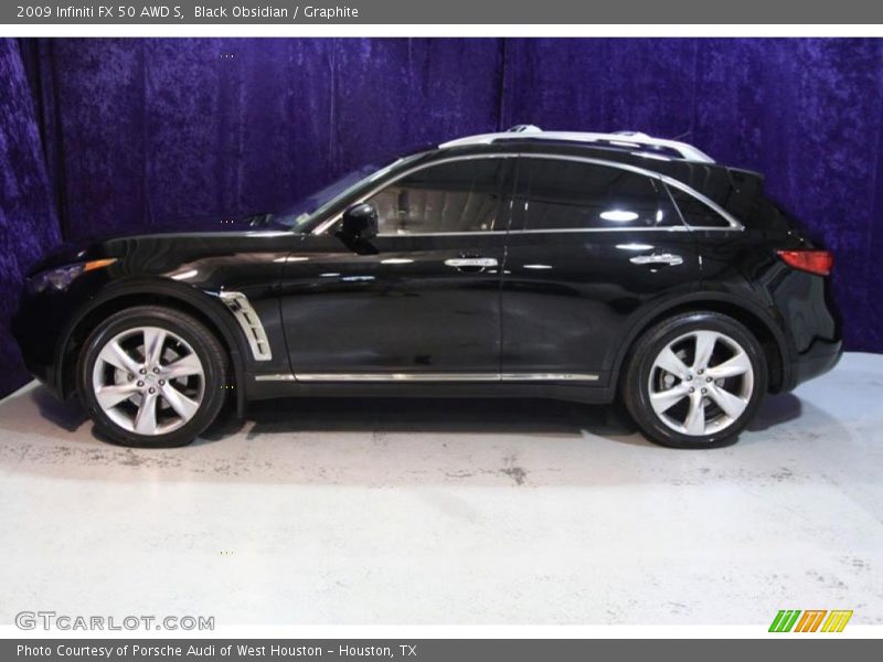 Black Obsidian / Graphite 2009 Infiniti FX 50 AWD S