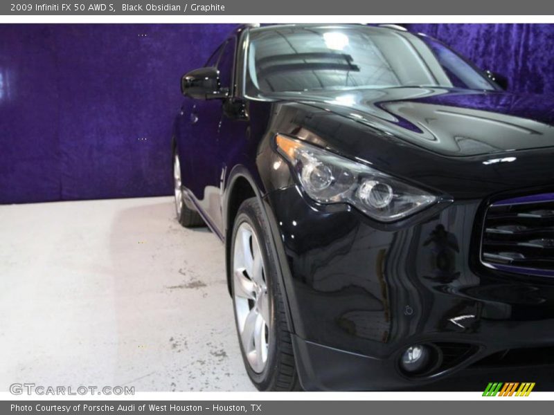 Black Obsidian / Graphite 2009 Infiniti FX 50 AWD S