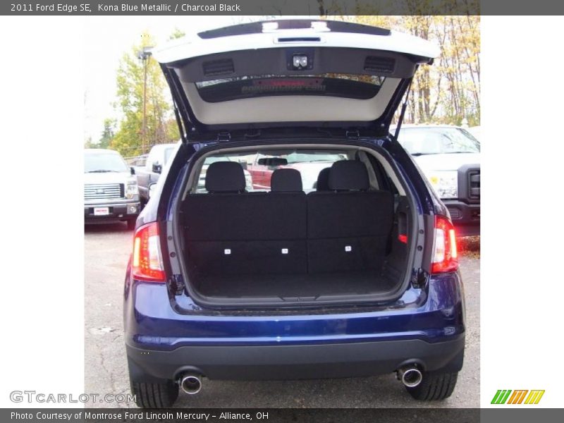 Kona Blue Metallic / Charcoal Black 2011 Ford Edge SE