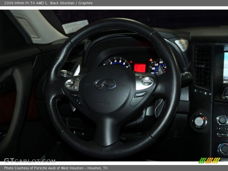Black Obsidian / Graphite 2009 Infiniti FX 50 AWD S