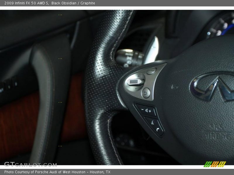 Black Obsidian / Graphite 2009 Infiniti FX 50 AWD S