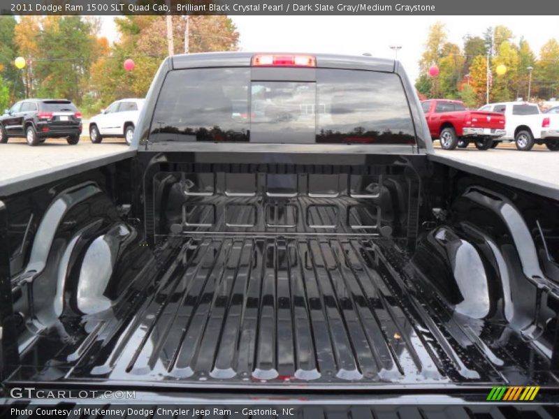 Brilliant Black Crystal Pearl / Dark Slate Gray/Medium Graystone 2011 Dodge Ram 1500 SLT Quad Cab
