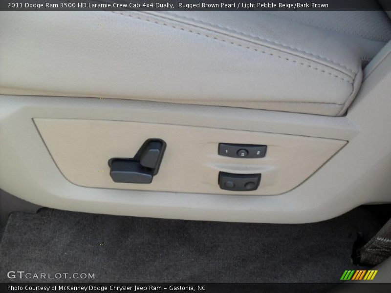Rugged Brown Pearl / Light Pebble Beige/Bark Brown 2011 Dodge Ram 3500 HD Laramie Crew Cab 4x4 Dually