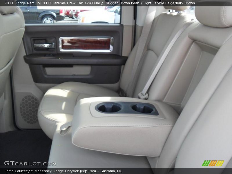 Rugged Brown Pearl / Light Pebble Beige/Bark Brown 2011 Dodge Ram 3500 HD Laramie Crew Cab 4x4 Dually