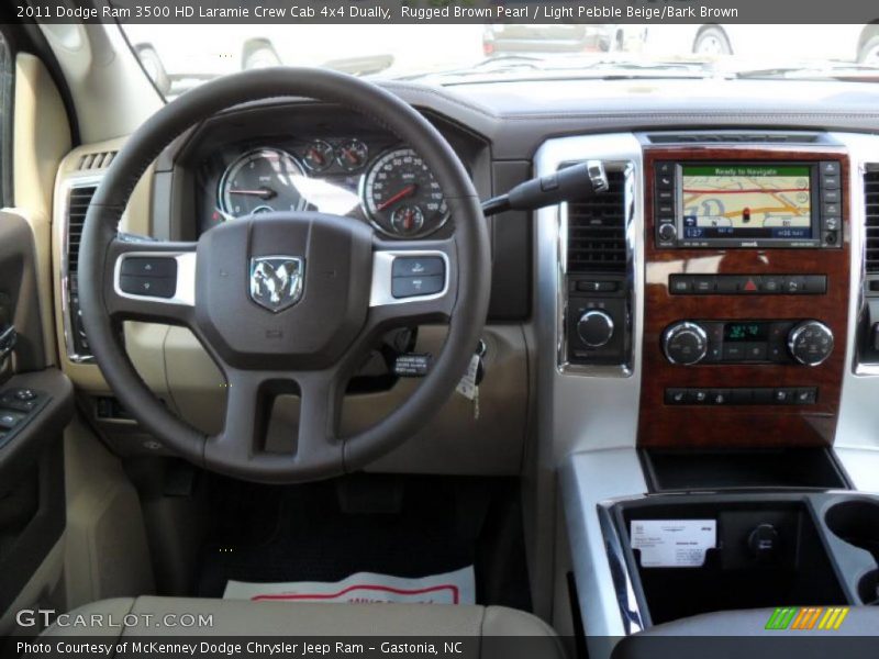 Dashboard of 2011 Ram 3500 HD Laramie Crew Cab 4x4 Dually