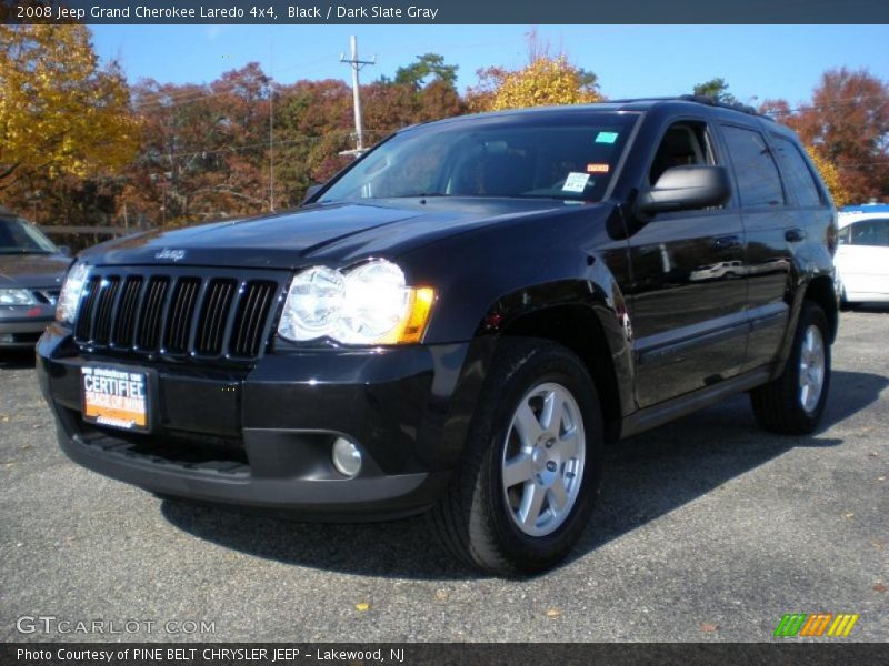 Black / Dark Slate Gray 2008 Jeep Grand Cherokee Laredo 4x4