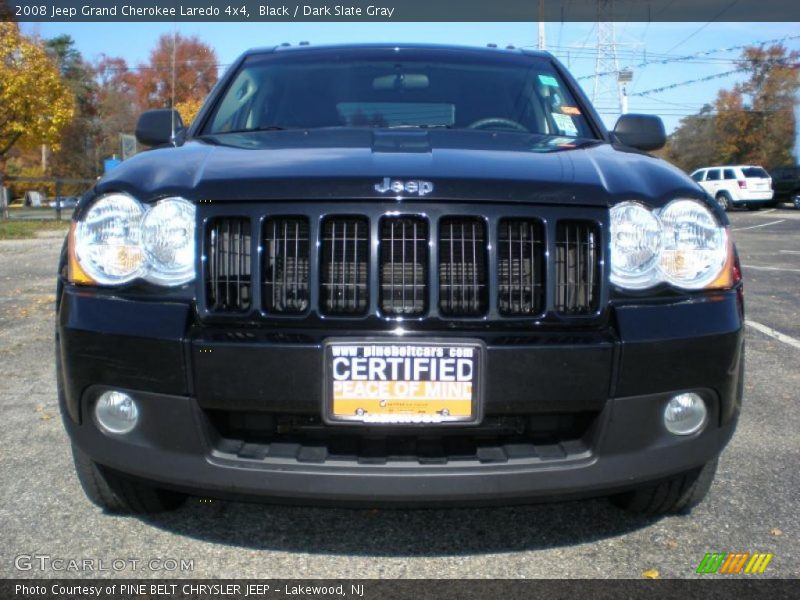 Black / Dark Slate Gray 2008 Jeep Grand Cherokee Laredo 4x4