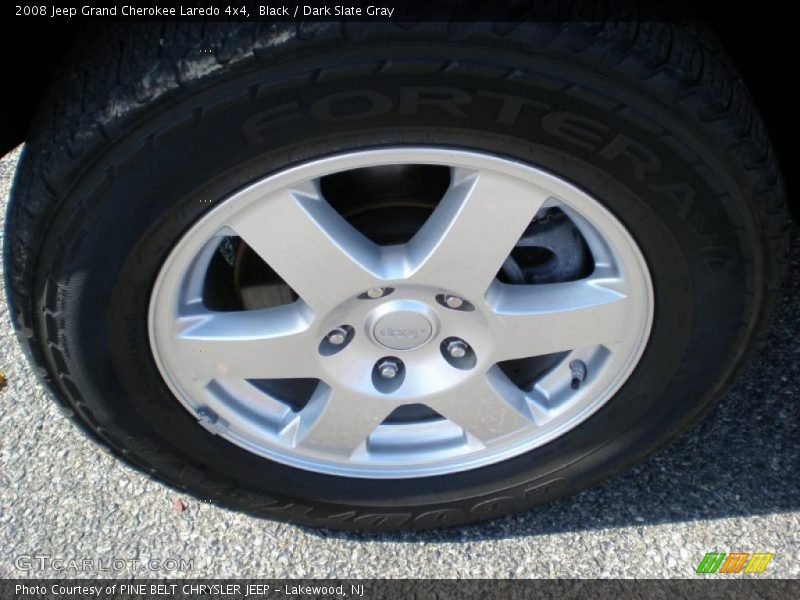 Black / Dark Slate Gray 2008 Jeep Grand Cherokee Laredo 4x4