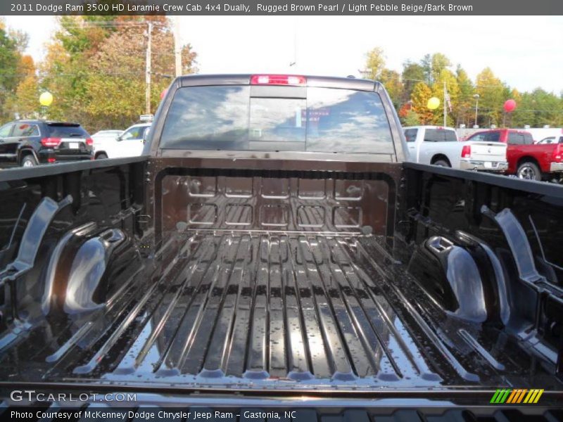 Rugged Brown Pearl / Light Pebble Beige/Bark Brown 2011 Dodge Ram 3500 HD Laramie Crew Cab 4x4 Dually