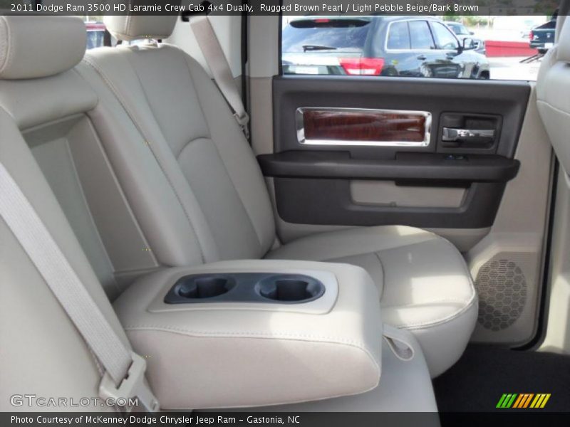 2011 Ram 3500 HD Laramie Crew Cab 4x4 Dually Light Pebble Beige/Bark Brown Interior