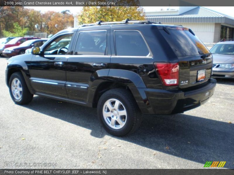 Black / Dark Slate Gray 2008 Jeep Grand Cherokee Laredo 4x4