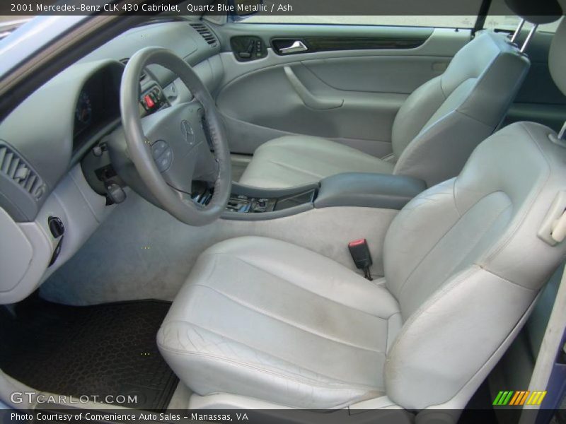 2001 CLK 430 Cabriolet Ash Interior