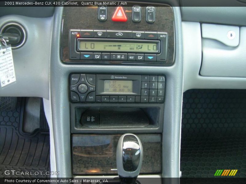 Controls of 2001 CLK 430 Cabriolet