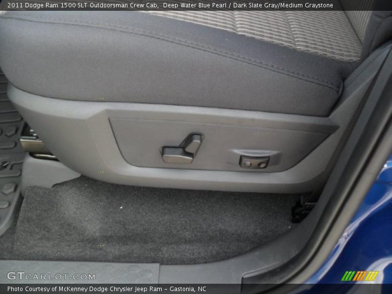 Deep Water Blue Pearl / Dark Slate Gray/Medium Graystone 2011 Dodge Ram 1500 SLT Outdoorsman Crew Cab