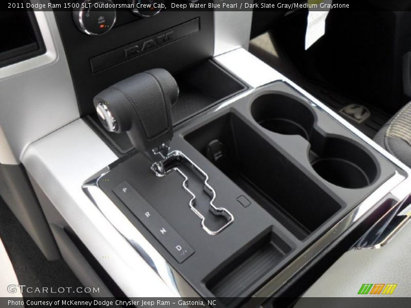 Deep Water Blue Pearl / Dark Slate Gray/Medium Graystone 2011 Dodge Ram 1500 SLT Outdoorsman Crew Cab