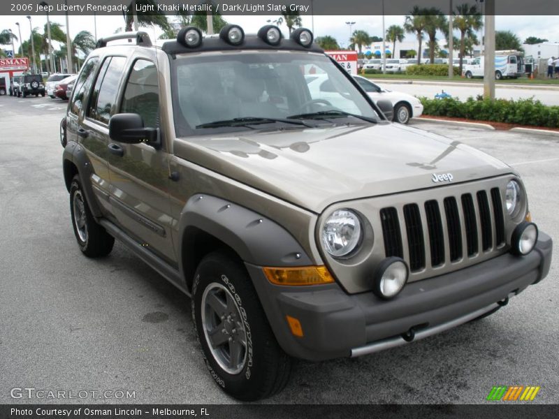 Light Khaki Metallic / Dark/Light Slate Gray 2006 Jeep Liberty Renegade